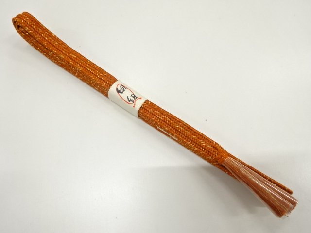 JAPANESE KIMONO / UNUSED HAND-TIED OBIJIME